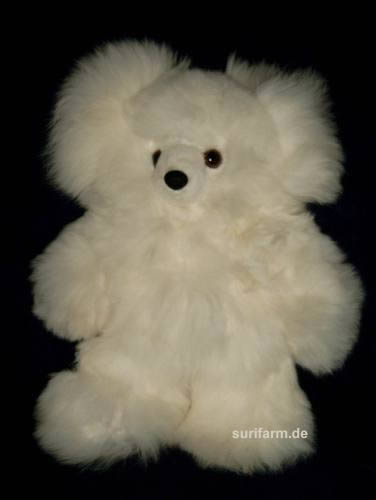 Teddyb&auml;ren aus Alpakafell hergestellt in S&uuml;damerika -Handarbeit