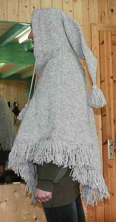 hellgrauer Poncho